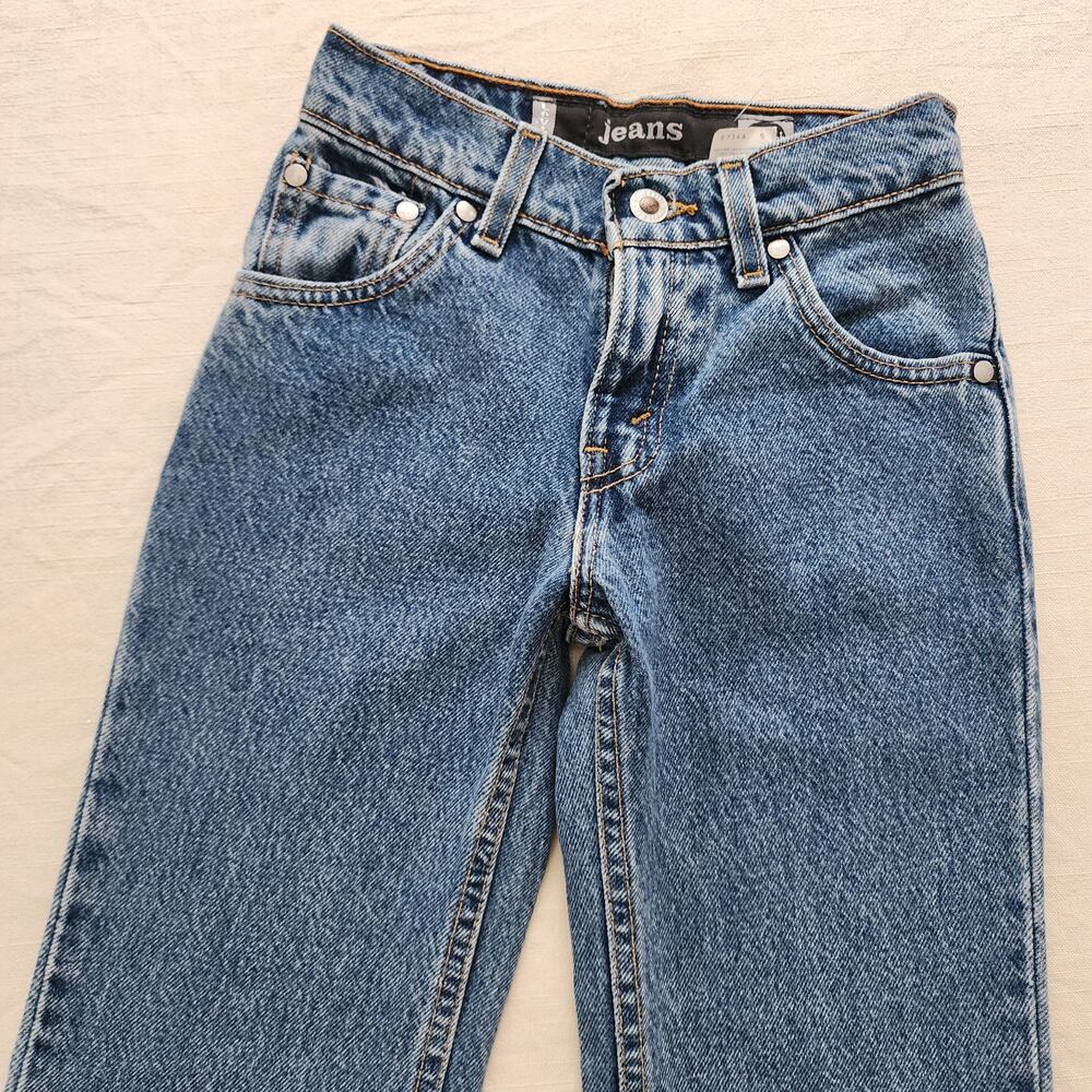 Vintage Levi's Flared Butterfly Jeans kids 7 - Picture 10 of 10